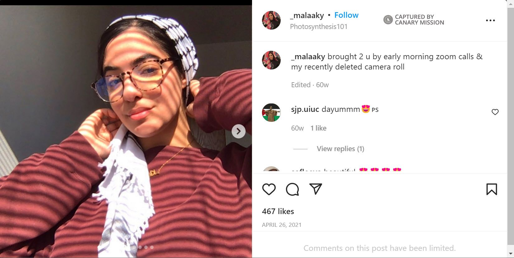 Malaak Yehya, Instagram - Apr 26, 2021