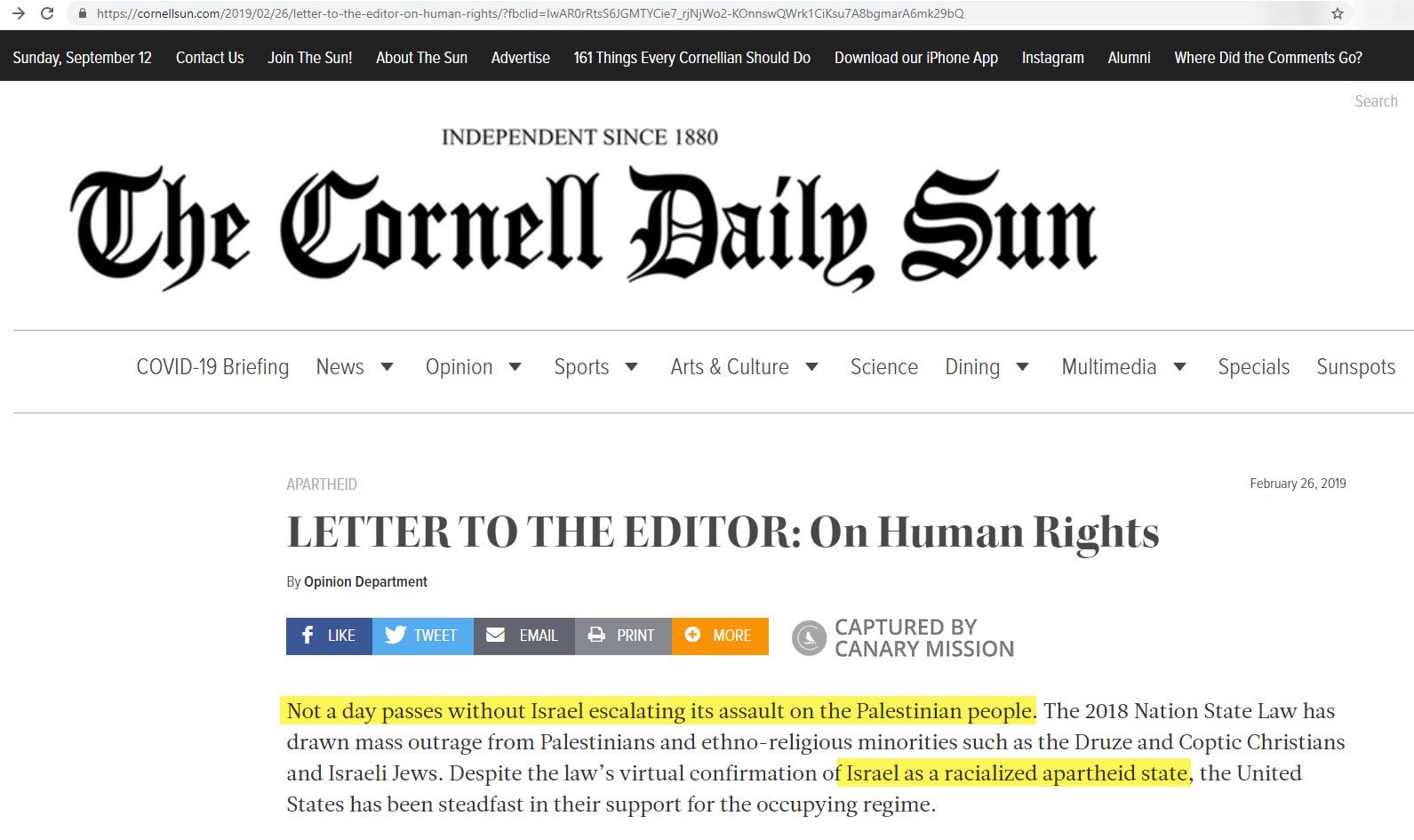 Malikul Muhamad, cornellsun.com - Feb 26, 2019