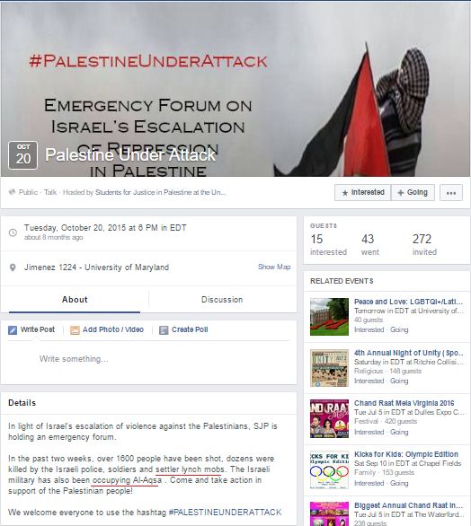 Manar Dajani, Facebook - 20 Oct 2015