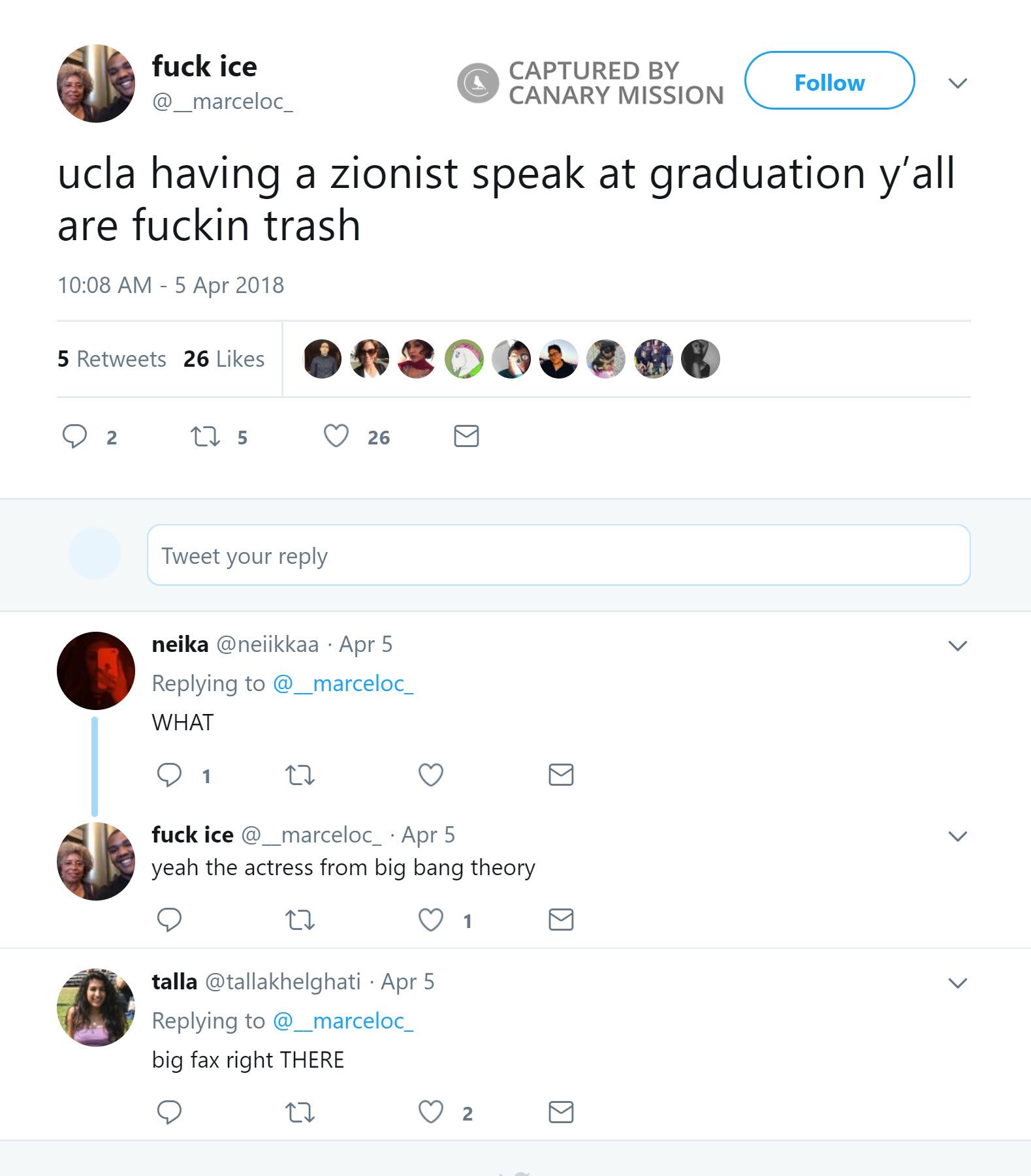 Marcelo Clark, Twitter - Apr 5, 2018