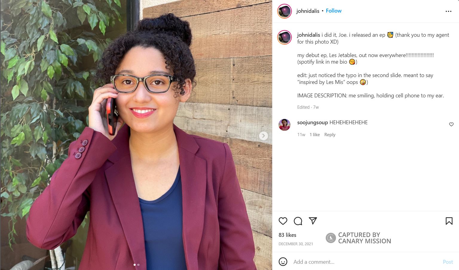 Maria Idalis Harris, Instagram - Dec 30, 2021