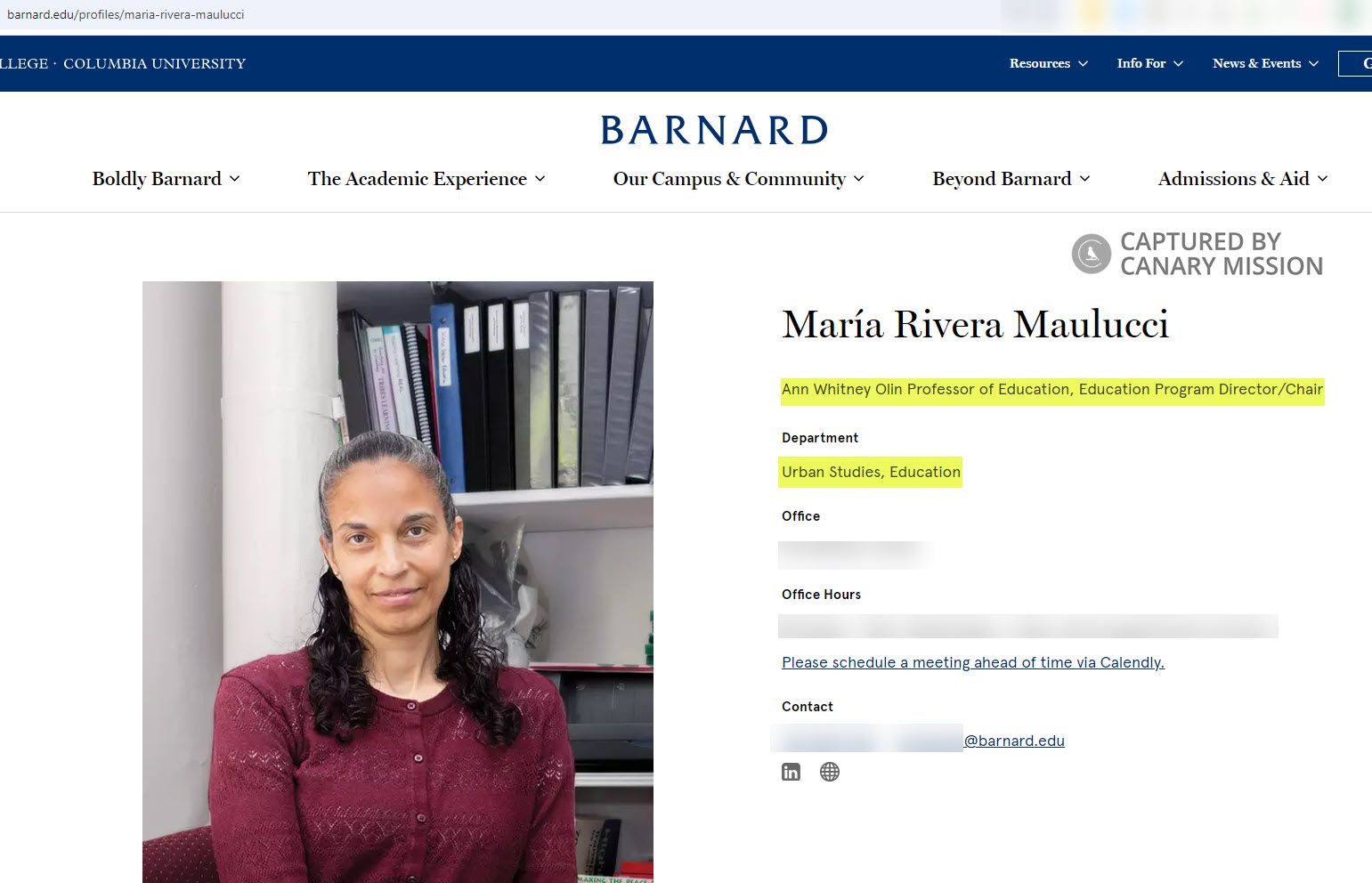 Maria Rivera Maulucci, barnard.edu - Sep 15, 2024