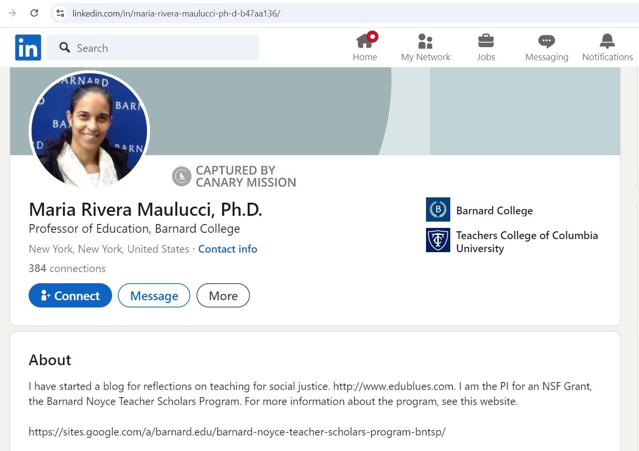 Maria Rivera Maulucci, LinkedIn - Sep 15, 2024