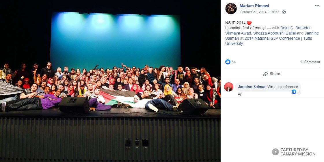 Mariam Rimawi, Facebook - Oct 27, 2014