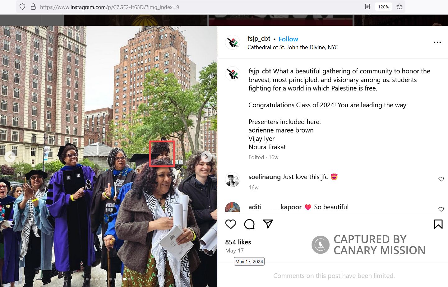 Marisa Solomon, Instagram - May 16, 2024