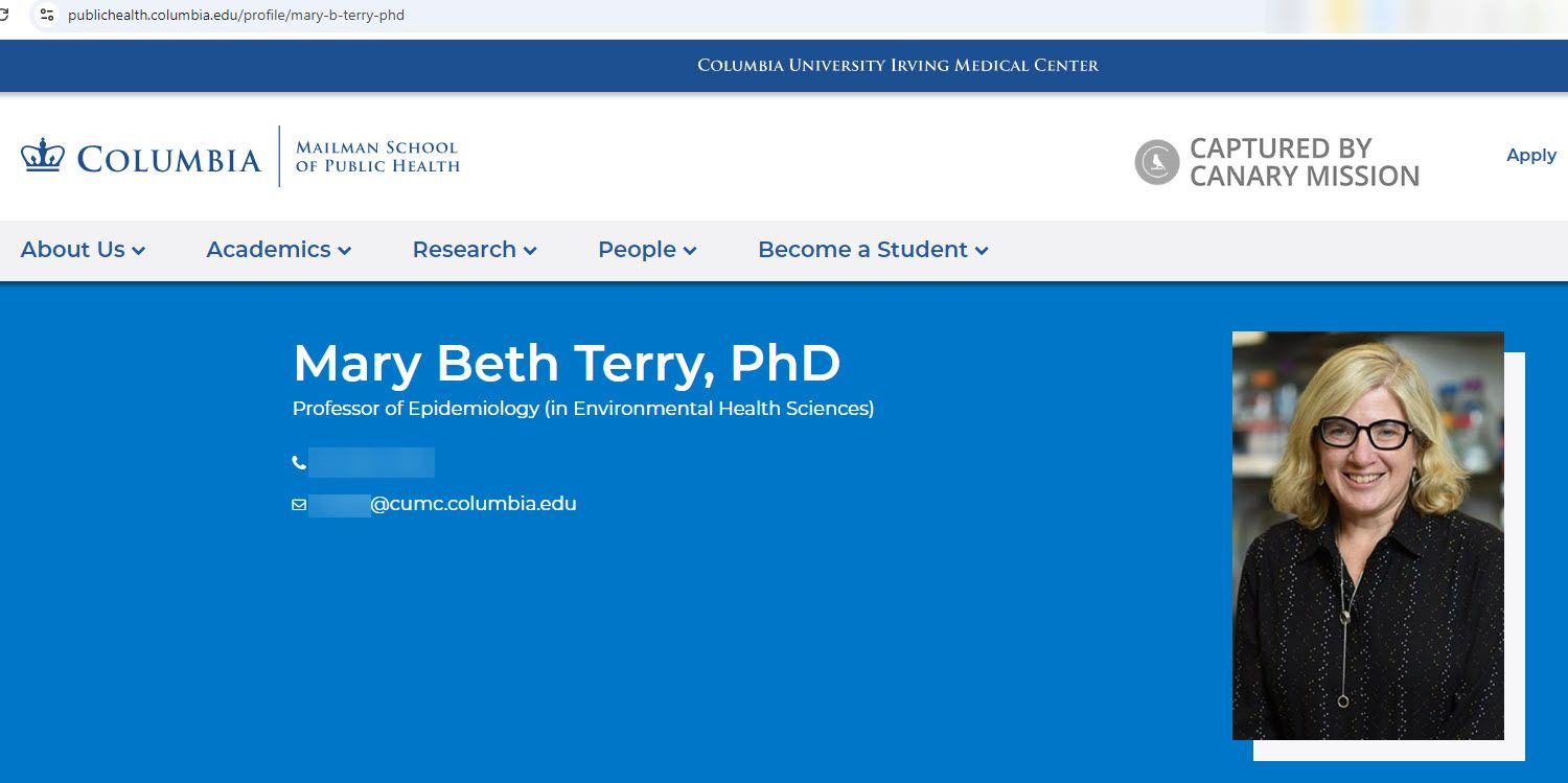 Mary Beth Terry, publichealth.columbia.edu - Aug 28, 2024