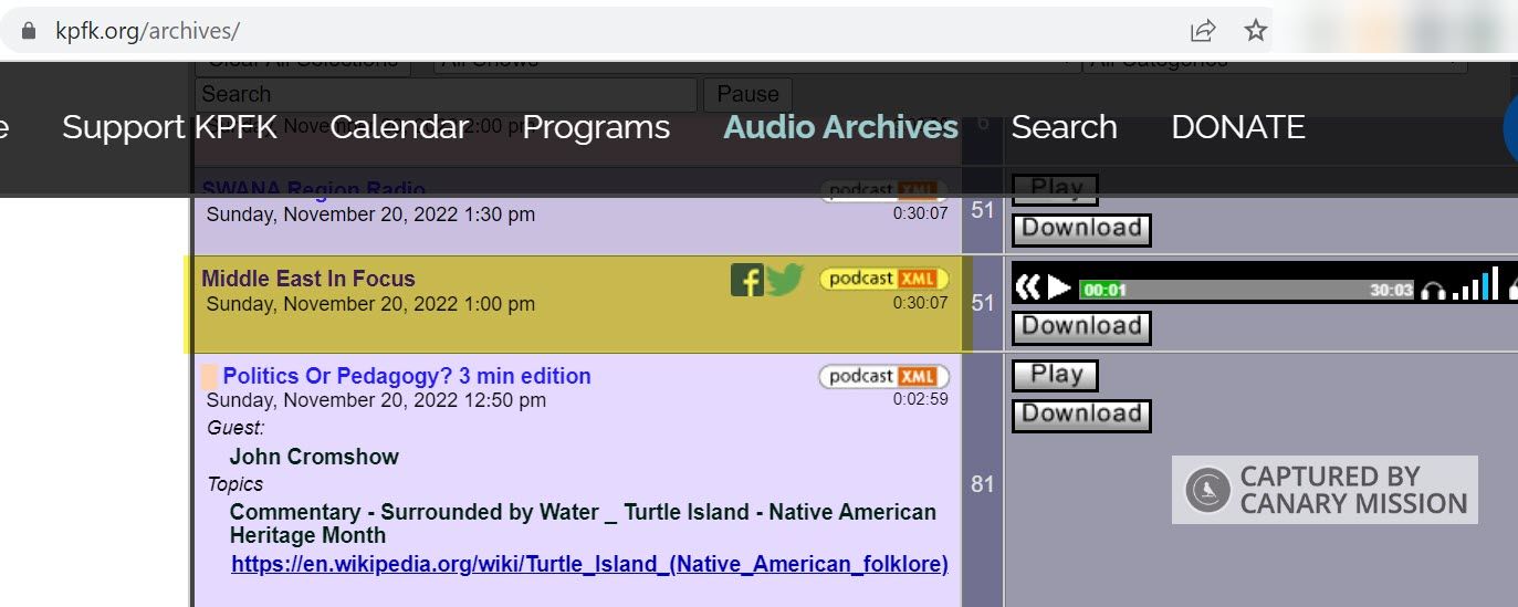Matt Fernandes, kpfk.org - Nov 20, 2022