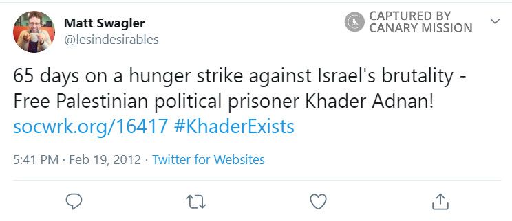 Matt Swagler, Twitter - Feb 20, 2012