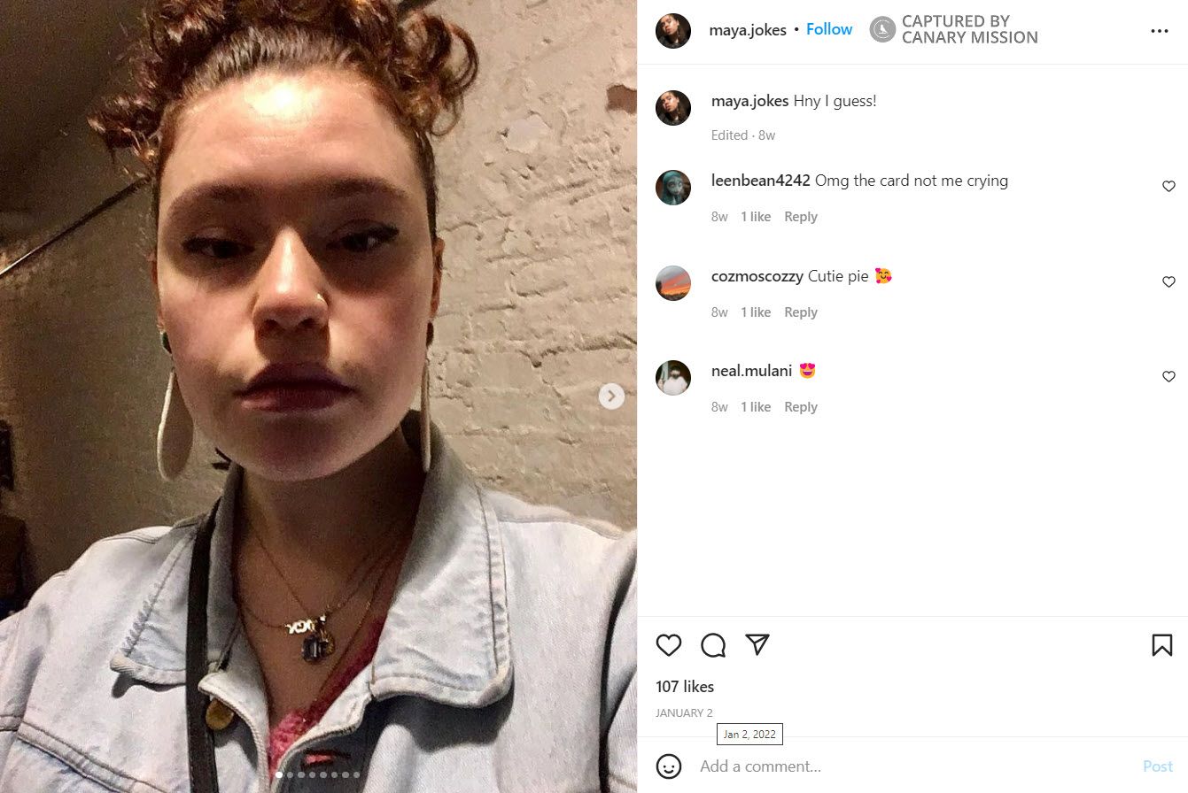Maya Jakubowski - Canary Mission