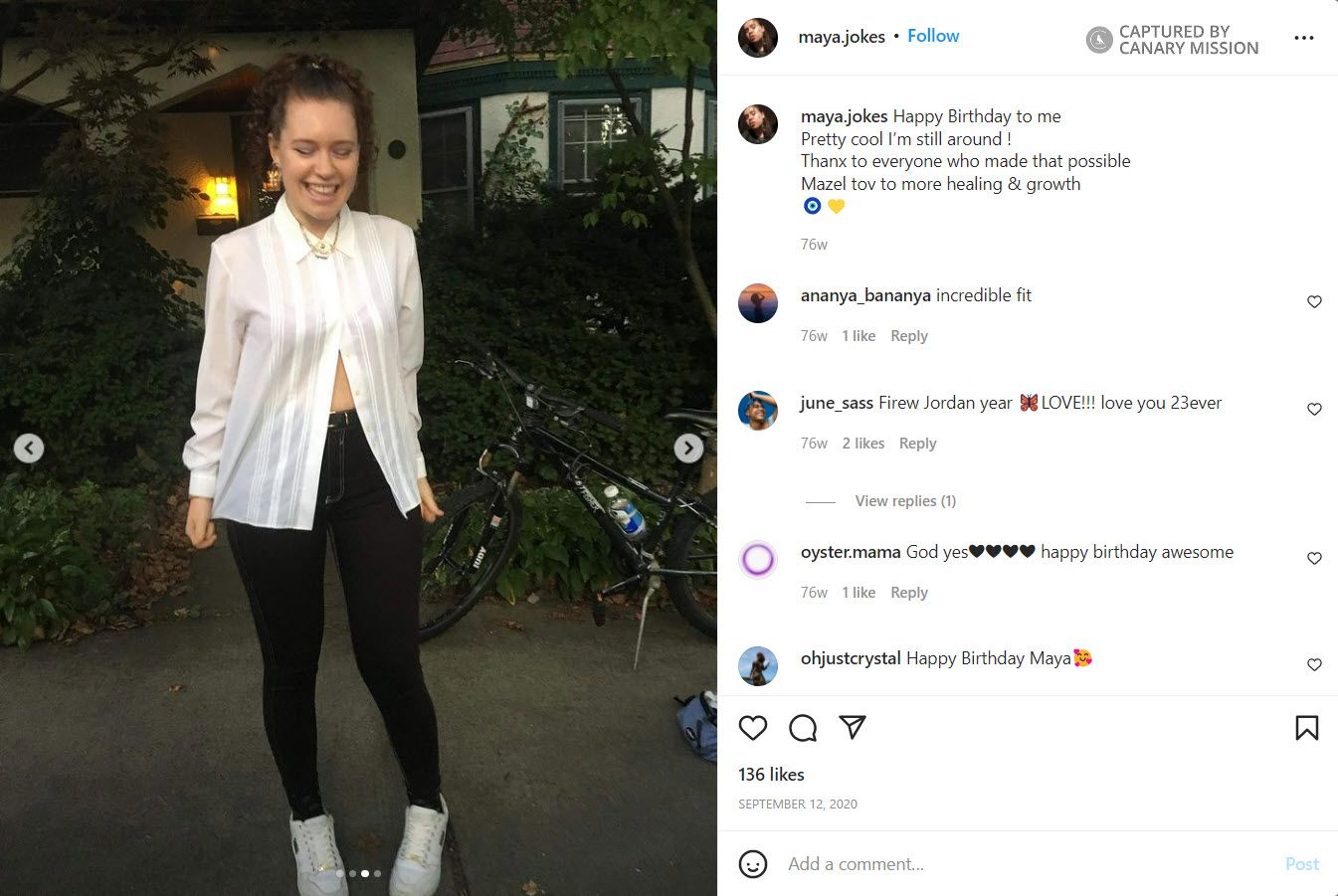 Maya Jakubowski, Instagram - Sep 12, 2020