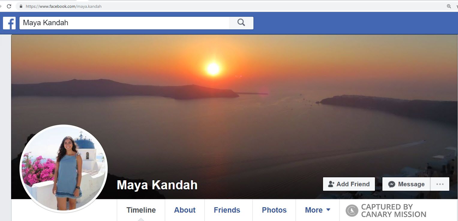 Maya Kandah, Facebook - Nov 12, 2018