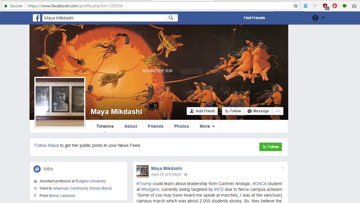 Maya Mikdashi, facebook - 7 May 2017