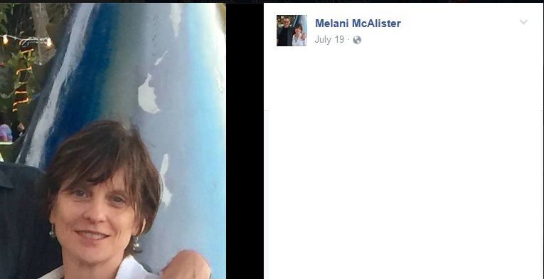 Melani McAlister, Facebook - 19 Jul 2016