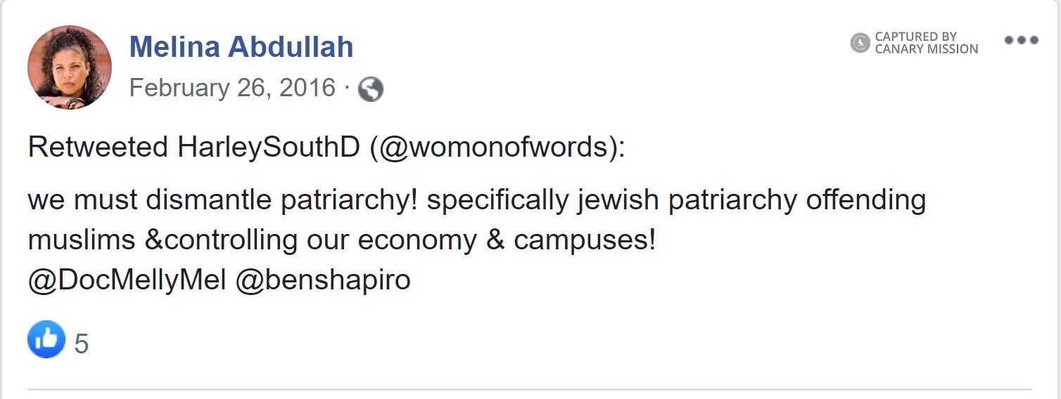 Melina Abdullah, Facebook - Feb 26, 2016