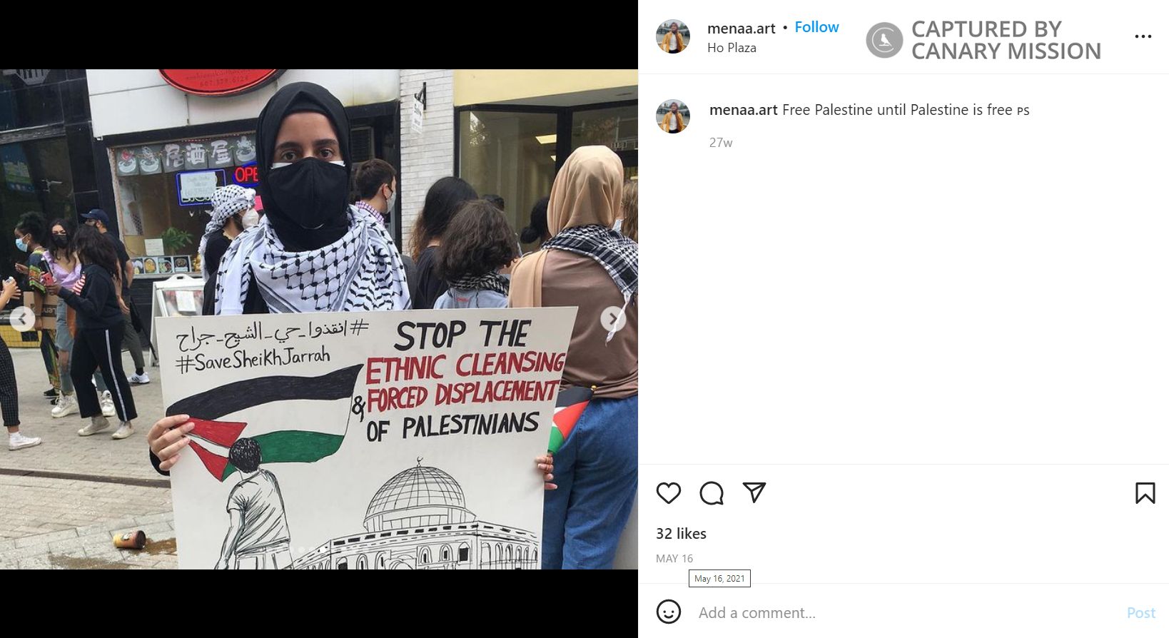 Mena Attia, Instagram - May 16, 2021