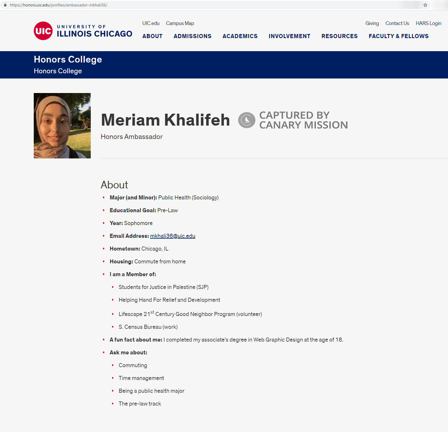 Meriam Khalifeh, honors.uic.edu - Mar 24, 2021