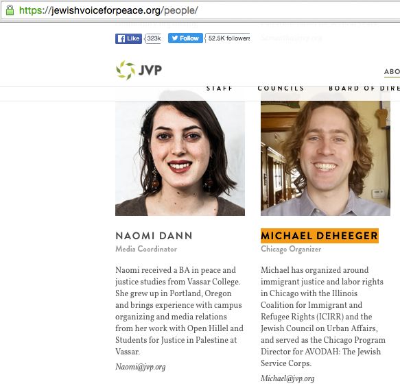 Michael Deheeger, jewishvoiceforpeace.org - 17 Apr 2016