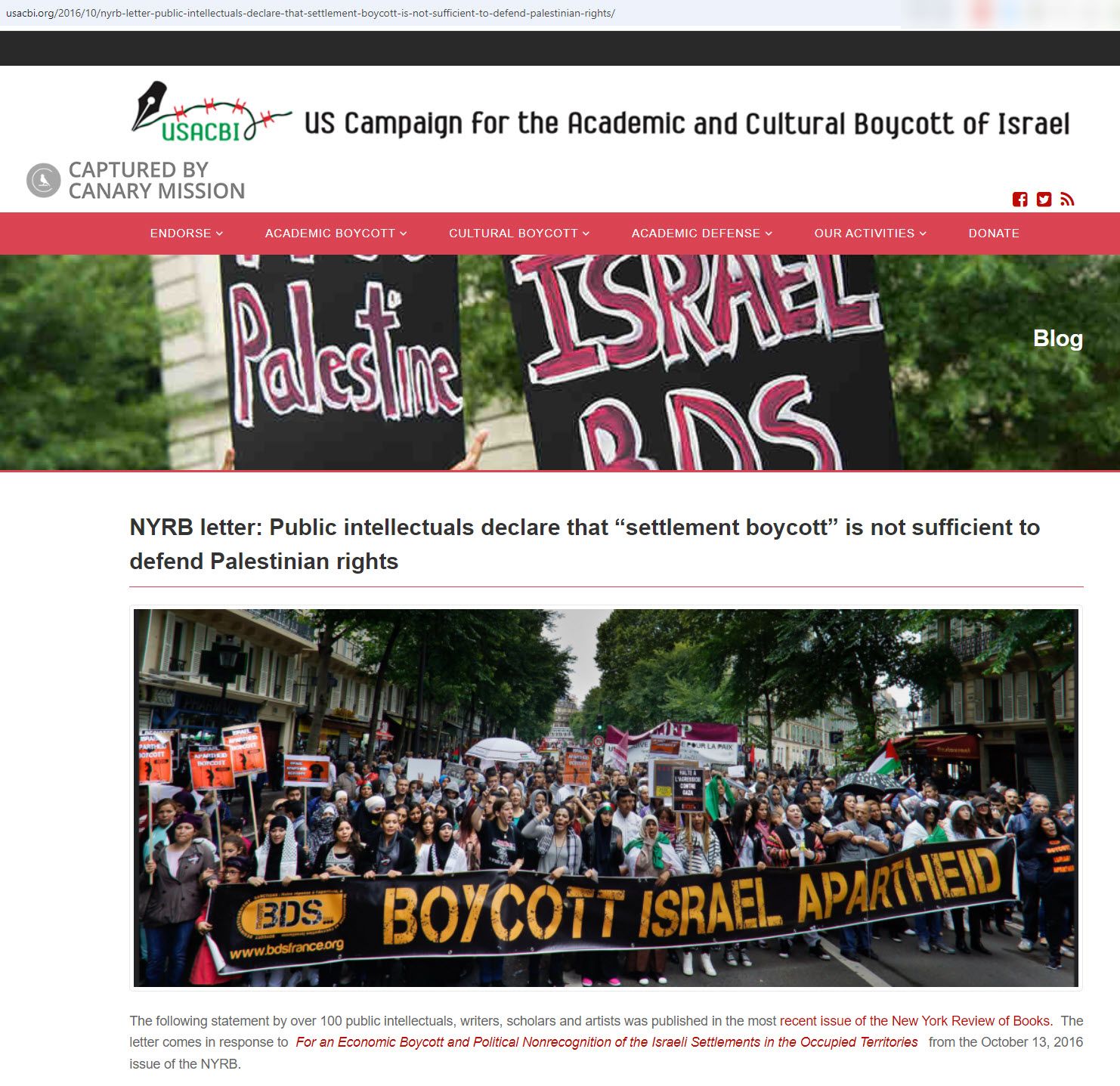 Michael Harris, usacbi.org - Oct 13, 2016