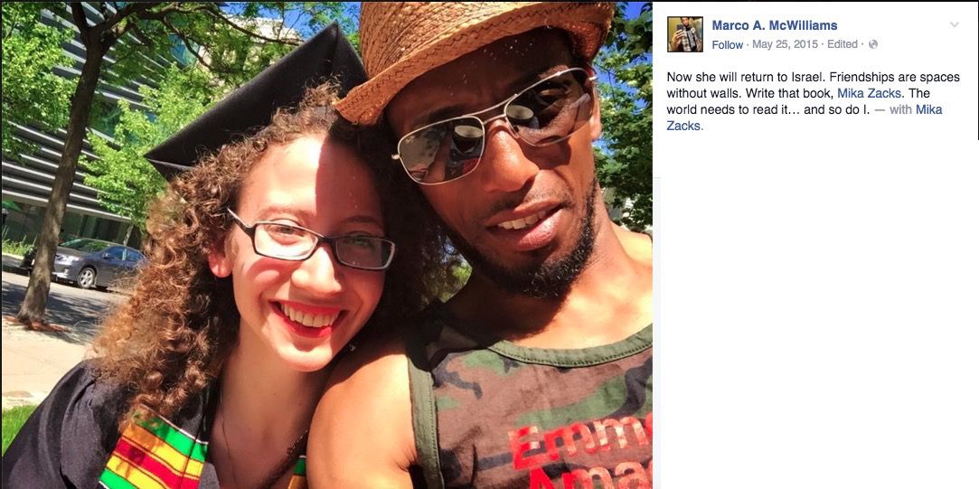 Mika Zacks, Facebook - 25 May 2015