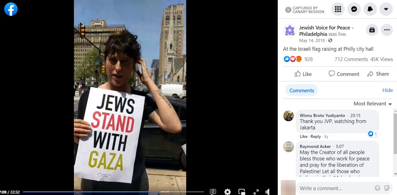 Mindy Isser, Facebook - May 14, 2018