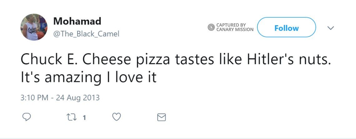 Mohamad Fattouh, Twitter - Aug 24, 2013