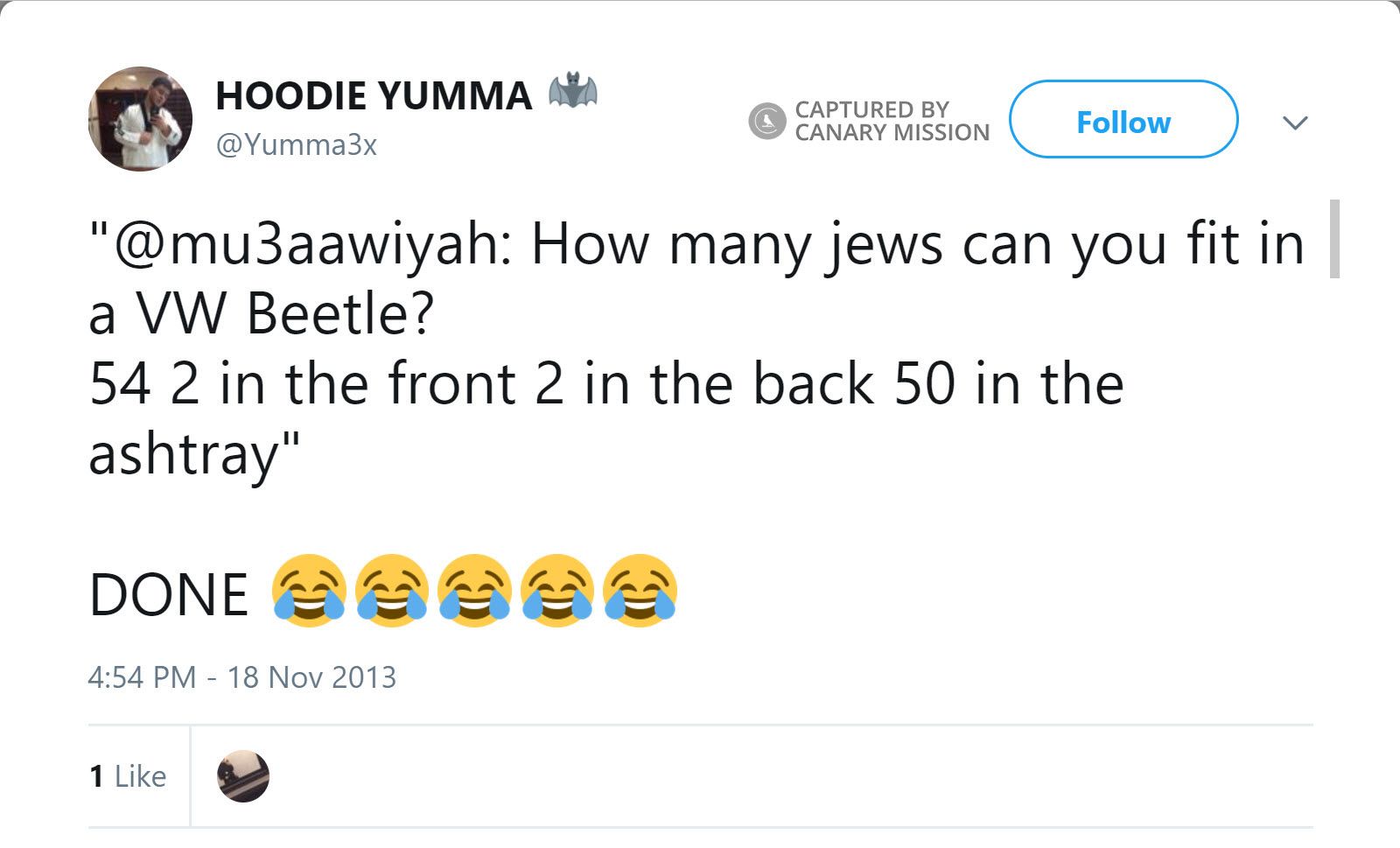 Mohamad Habehh, Twitter - Nov 18, 2013