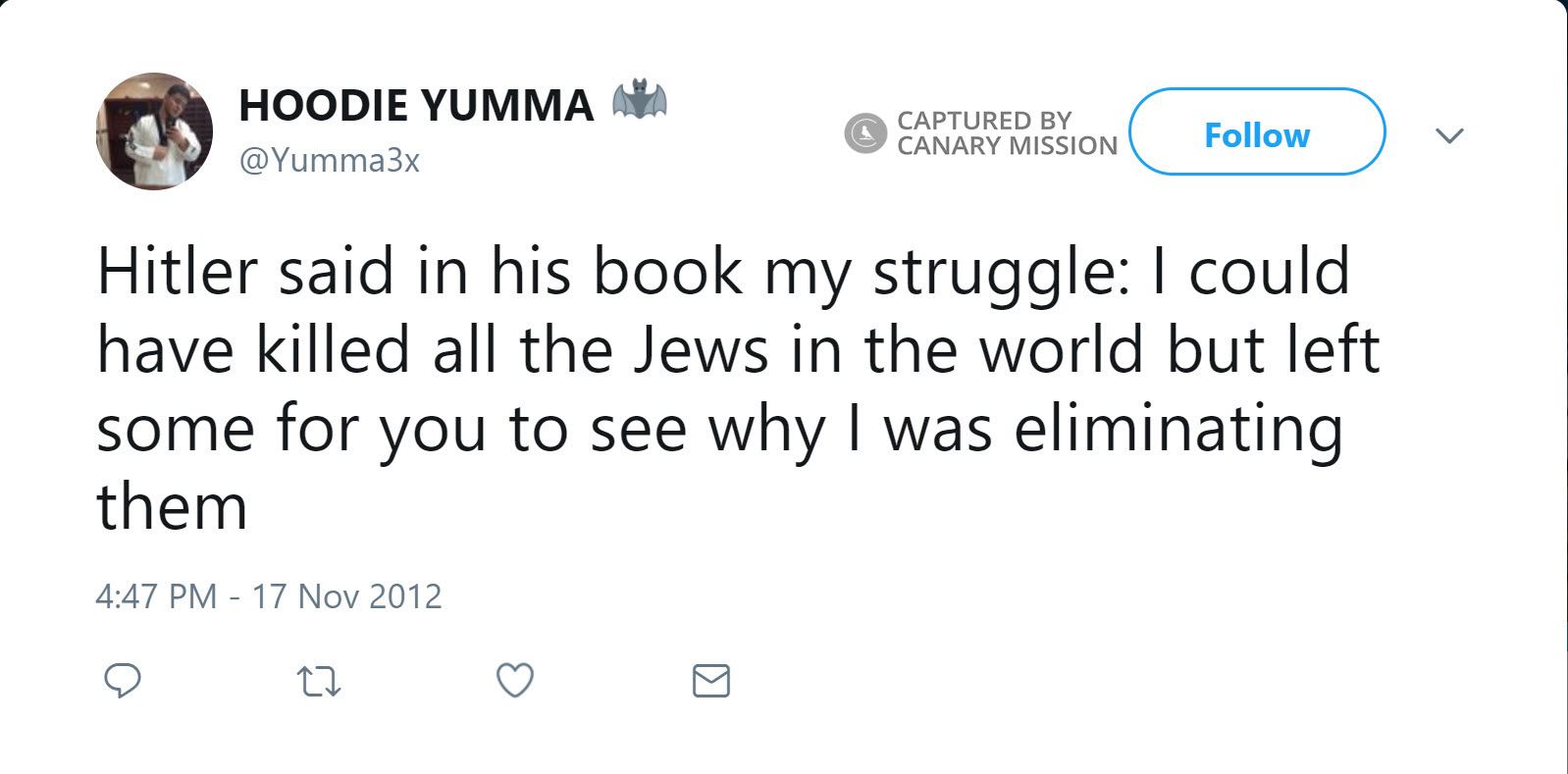 Mohamad Habehh, Twitter - Nov 17, 2012