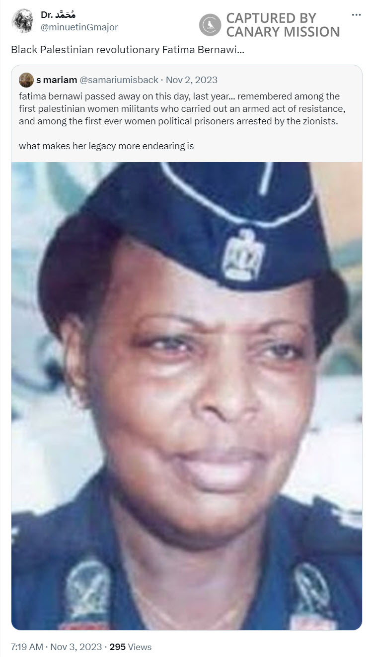 Mohamed Abdou, Twitter - Nov 3, 2023