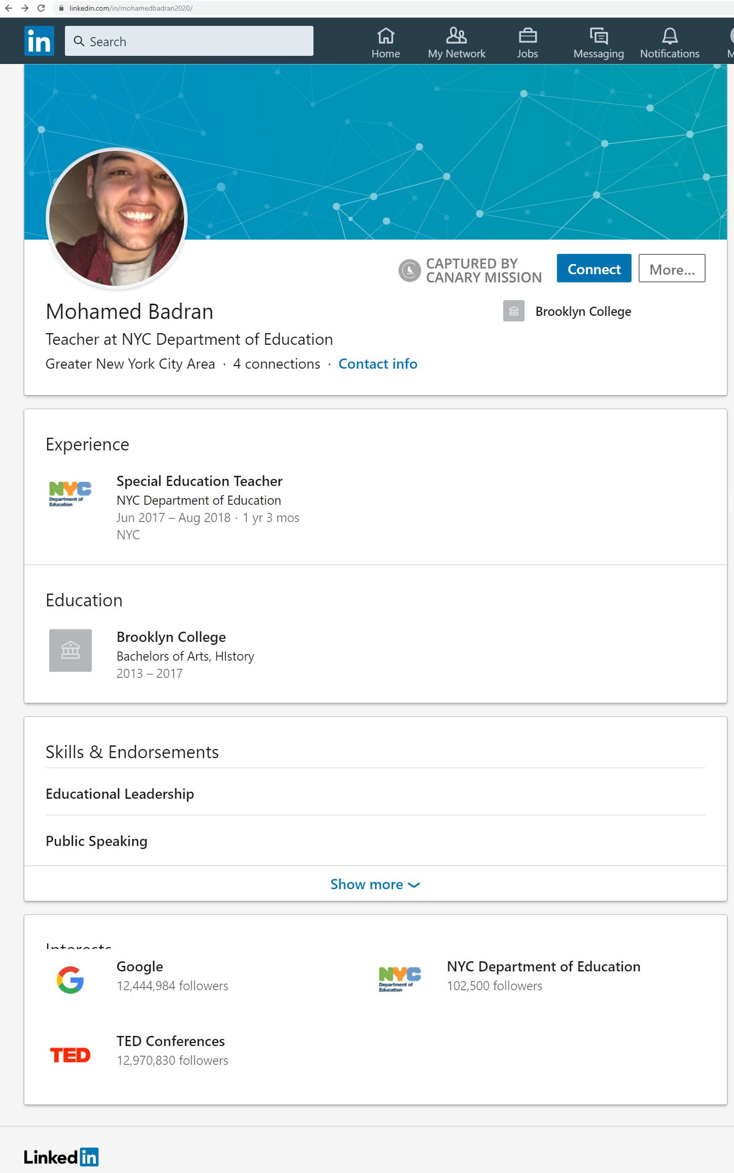 Mohamed Badran, LinkedIn - Aug 14, 2019