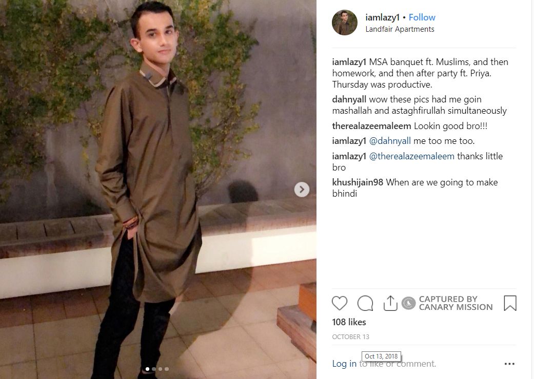 Muhammad Abdullah Nasir, Instagram - Oct 13, 2018