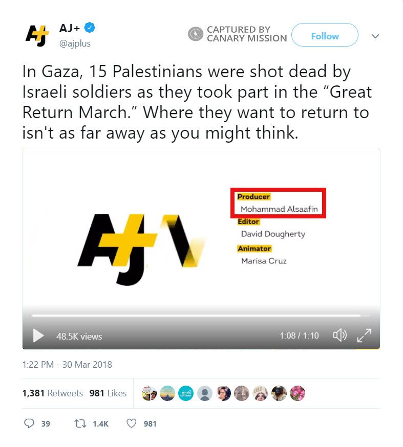 Mohammad Alsaafin, Twitter - Mar 30, 2018