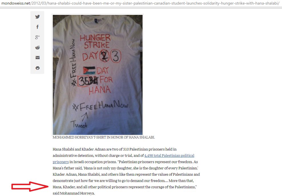 Mohammad Horreya, mondoweiss.net - 22 Mar 2012