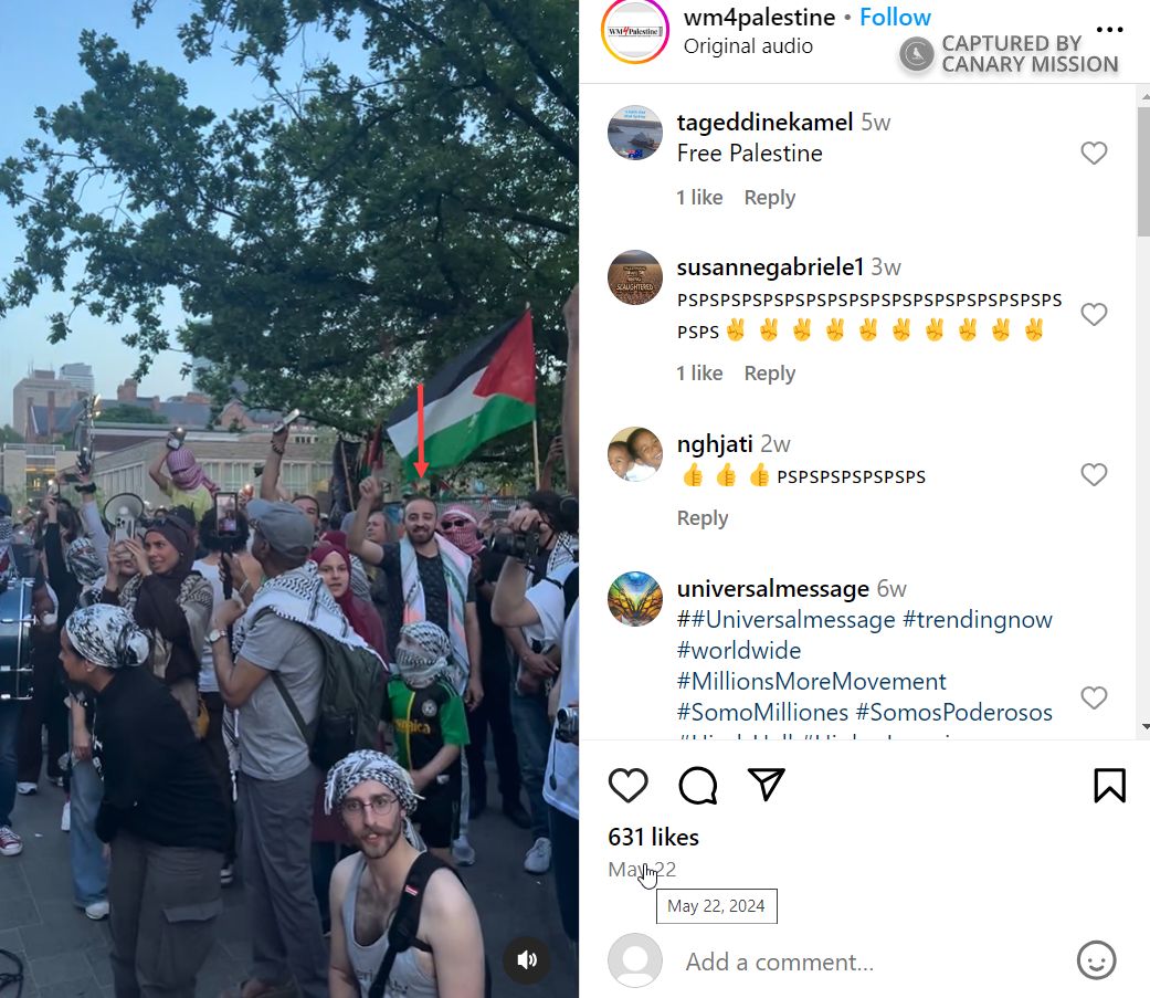 Mohammad Jaberi, Instagram - May 22, 2024