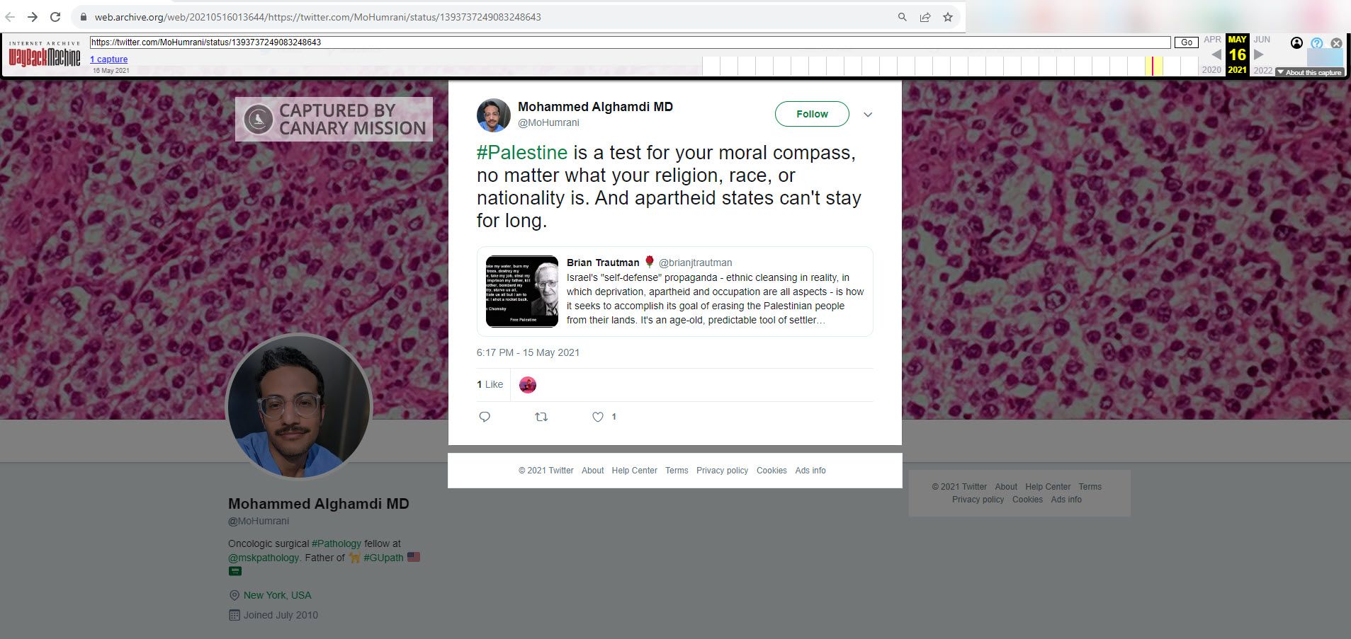 Mohammed Alghamdi, web.archive.org - May 15, 2021