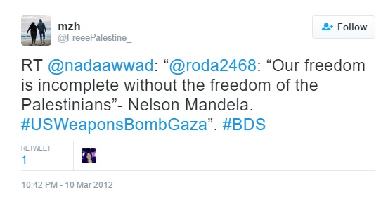 Mohammed Husein, Twitter - 10 Mar 2012