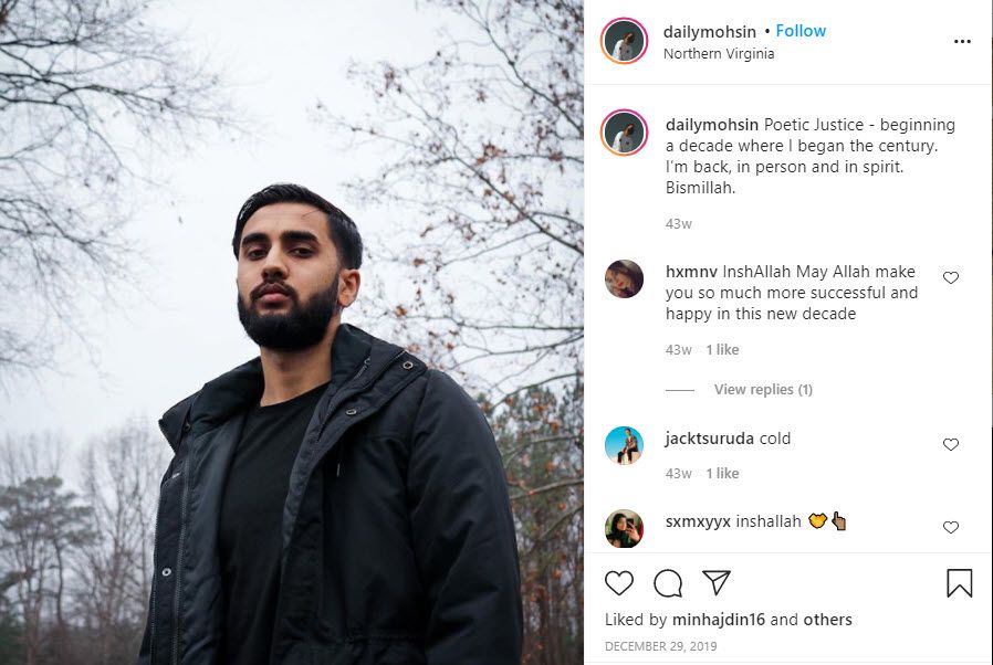 Mohsin Saleem, Instagram - Dec 29, 2019