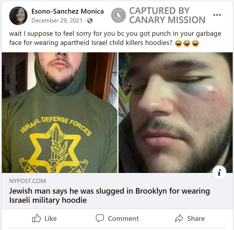 Monica Esono-Sanchez, Facebook - Dec 29, 2021