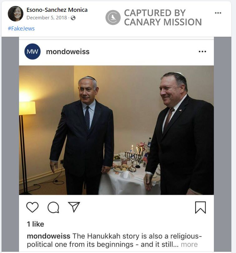 Monica Esono-Sanchez, Facebook - Dec 5, 2018