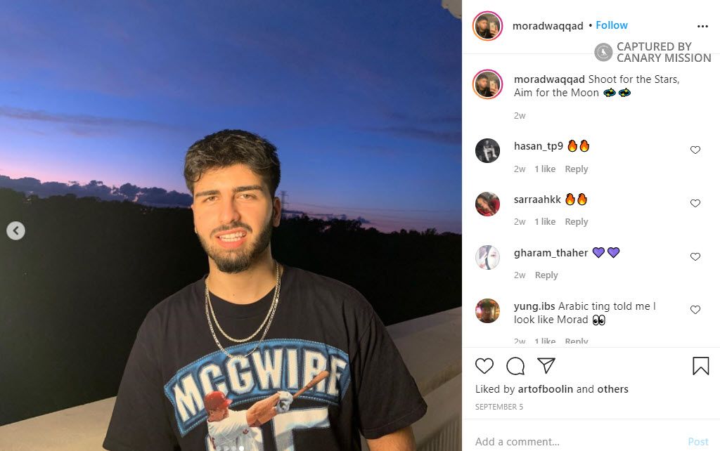 Morad Waqqad, Instagram - Sep 5, 2020