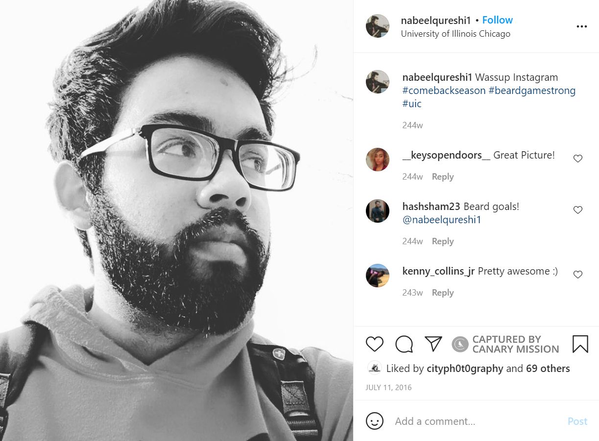 Nabeel Qureshi, Instagram - Jul 11, 2016