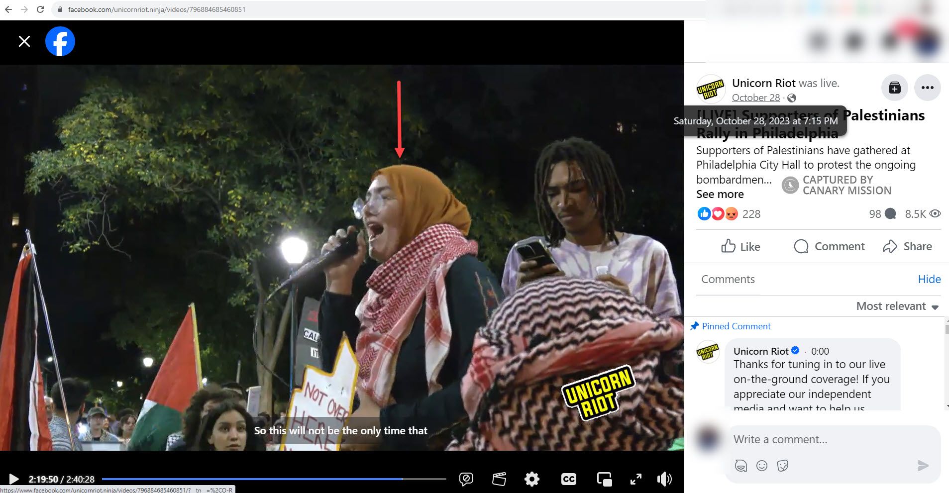 Nada Abuasi, Facebook - Oct 28, 2023