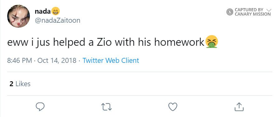 Nada Zaitoon, Twitter - Oct 14, 2018