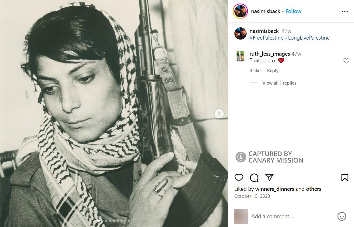 Nasim Asgari, Instagram - Oct 15, 2023
