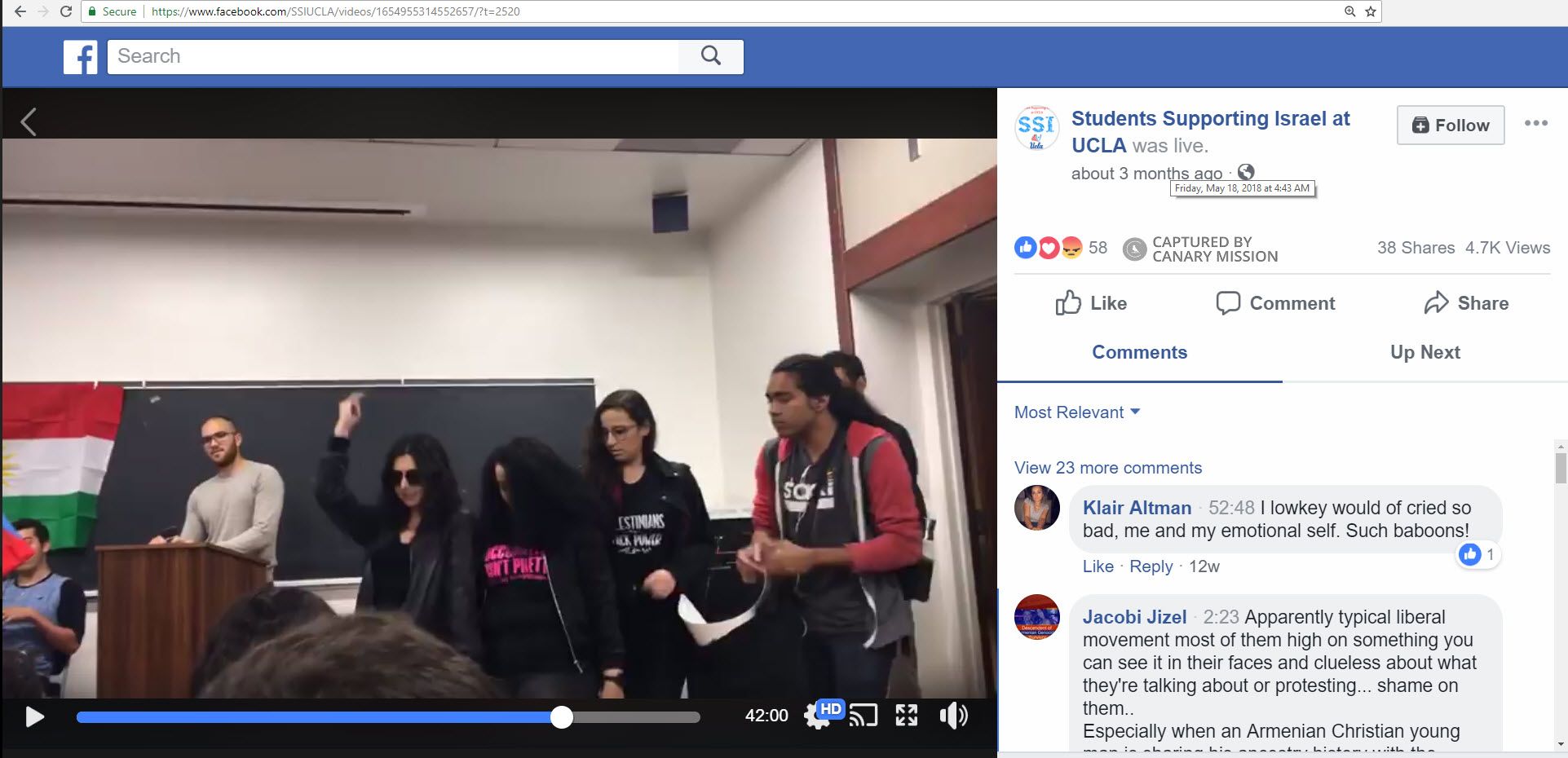 Natalie Kamajian, Facebook - May 18, 2018