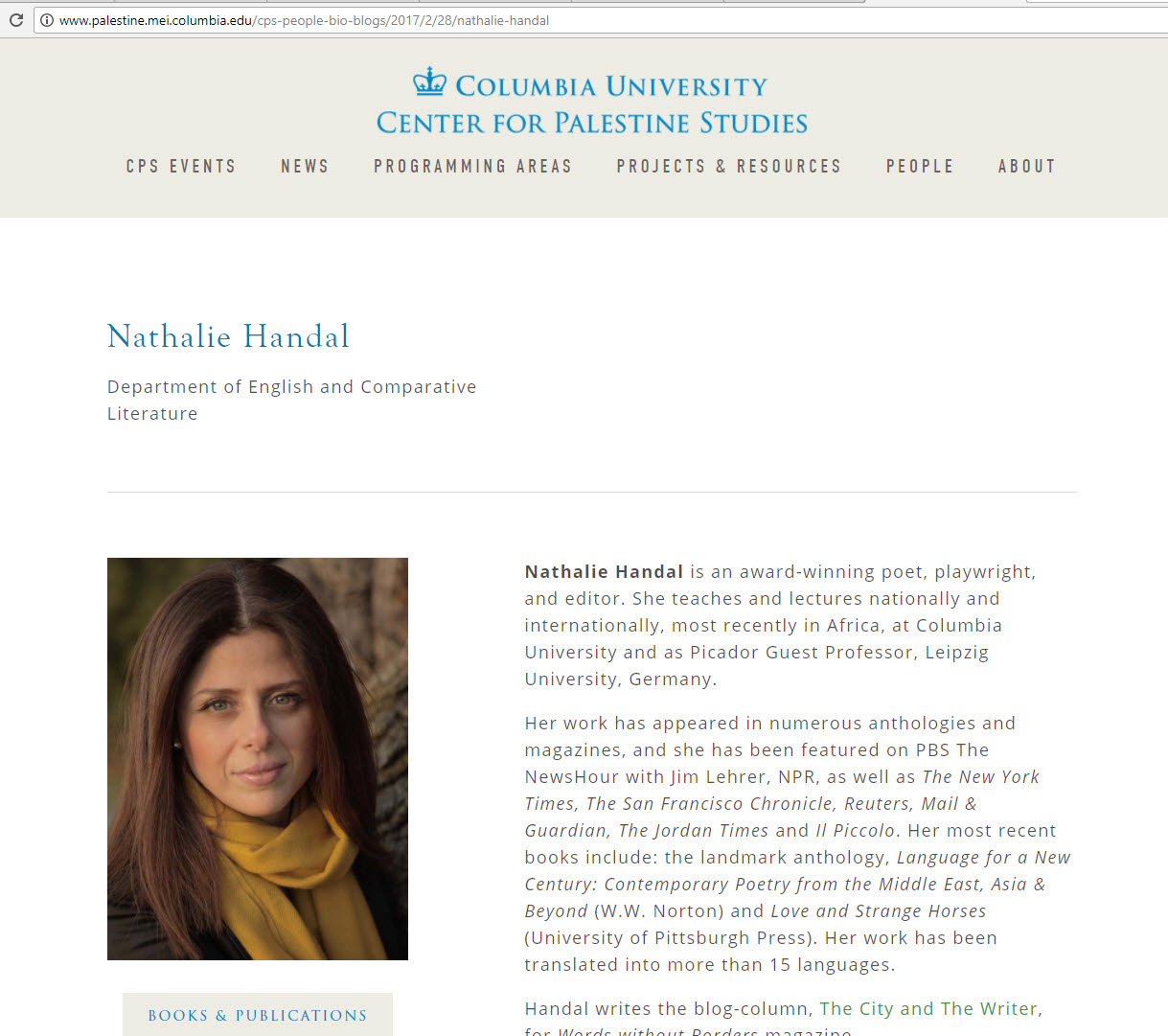 Nathalie Handal image #0