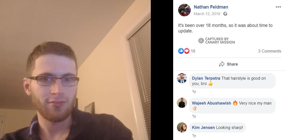 Nathan Feldman, Facebook - Mar 12, 2019