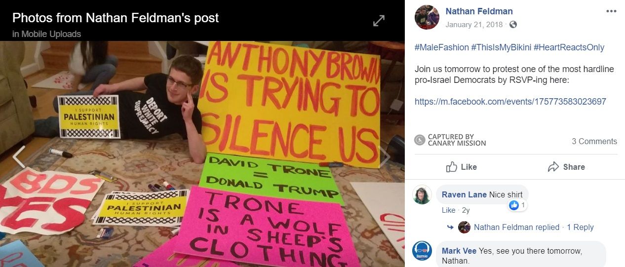 Nathan Feldman, Facebook - Jan 21, 2018