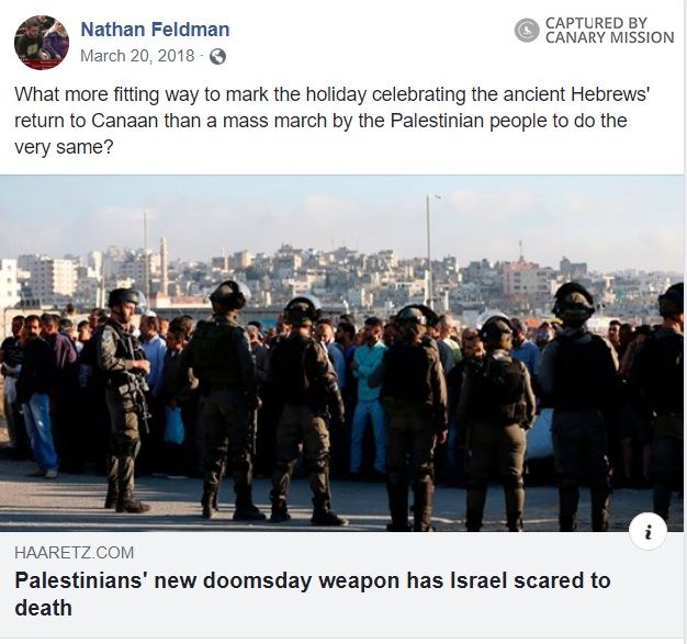 Nathan Feldman, Facebook - Mar 20, 2018