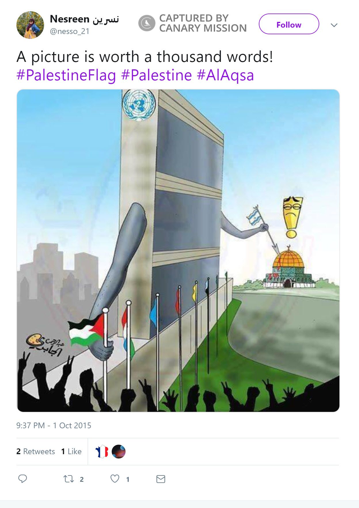 Nesreen Mustafa, Twitter - Oct 1, 2015