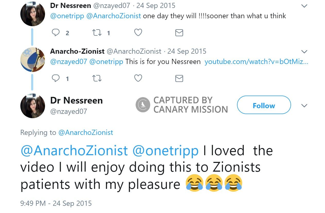 Nessreen Barbarawi, Twitter - Sep 24, 2015